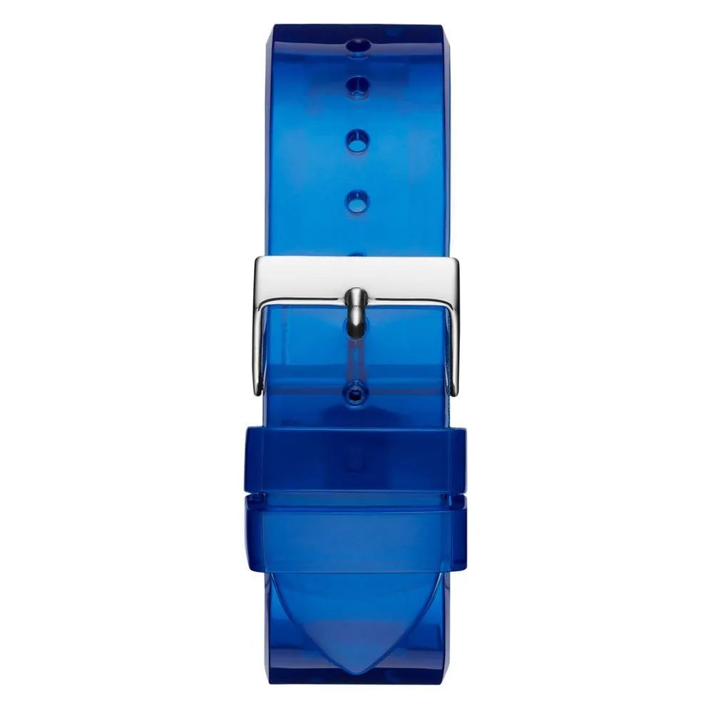 Guess Quartz Analog Watch Blue Resin Case and Strap