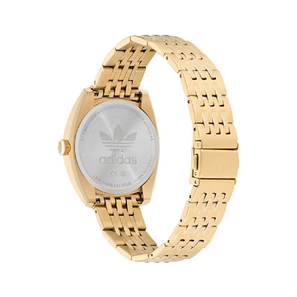 Adidas Golden Stainless-Steel Quartz Watch
