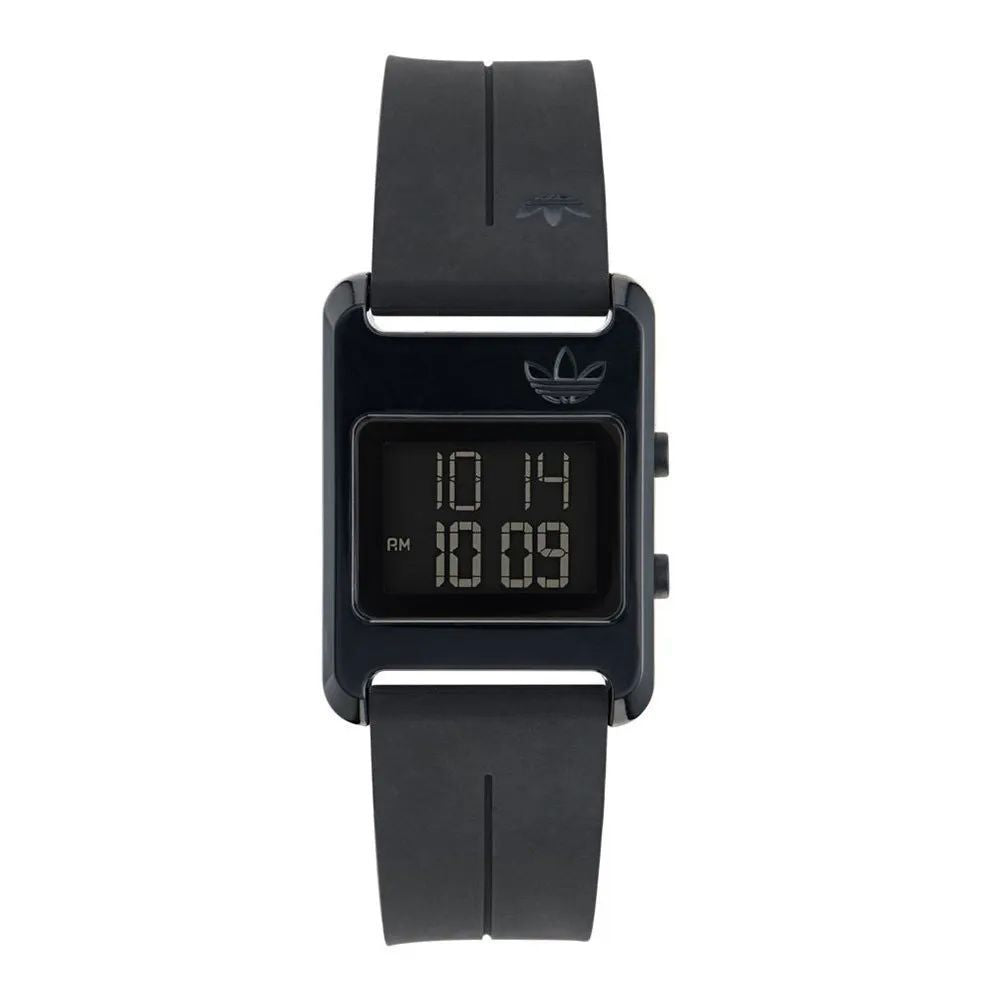 Adidas Black Stainless Steel Digital Watch