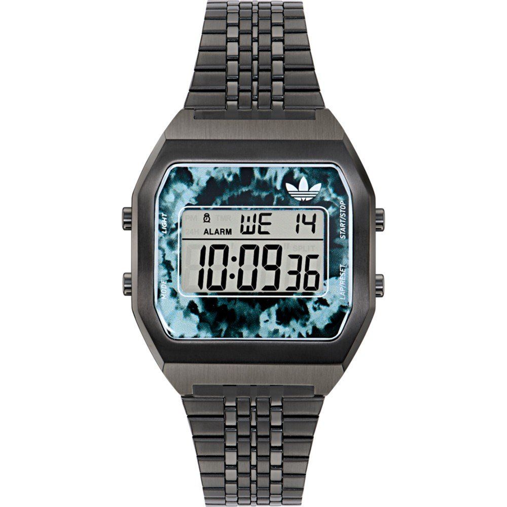 Adidas Black Stainless-Steel Digital Watch