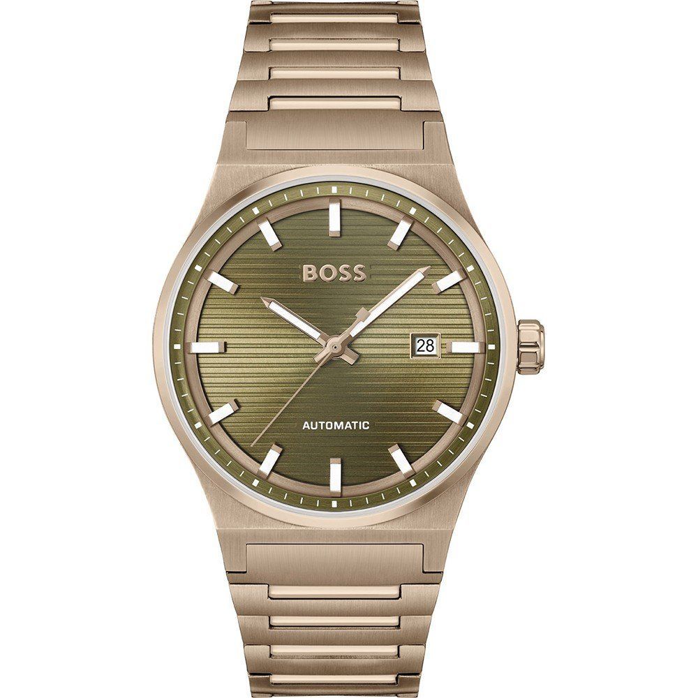Hugo Boss Automatic Golden Stainless-Steel Watch