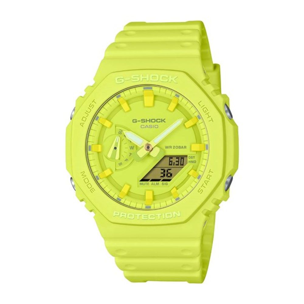 Casio Green Carbon Dual-Display Sport G-Shock Watch