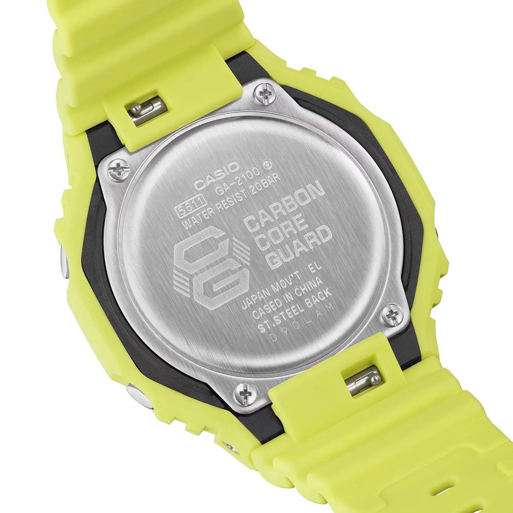 Casio Green Carbon Dual-Display Sport G-Shock Watch