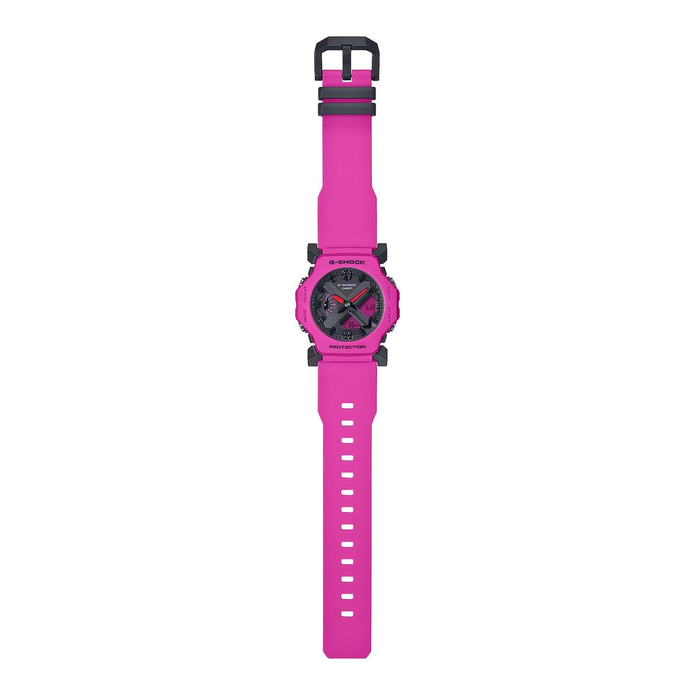 Casio Pink Resin Dual-Display Sport G-Shock Watch