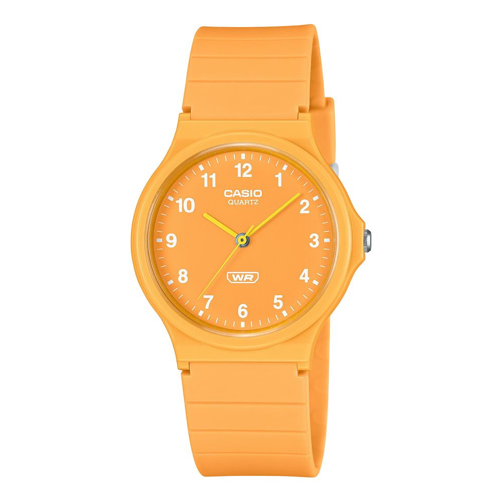 Casio Orange Resin Quartz Watch