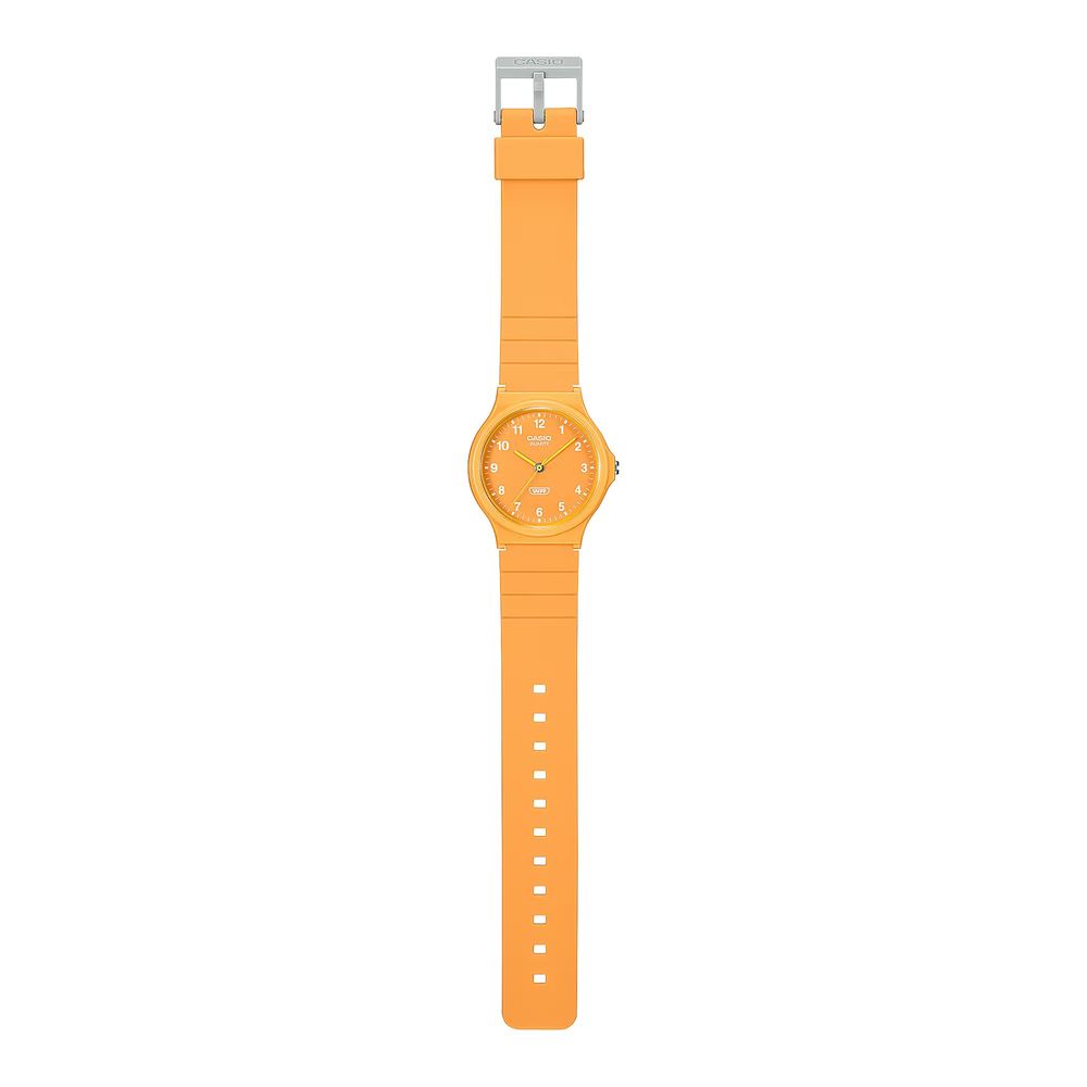 Casio Orange Resin Quartz Watch
