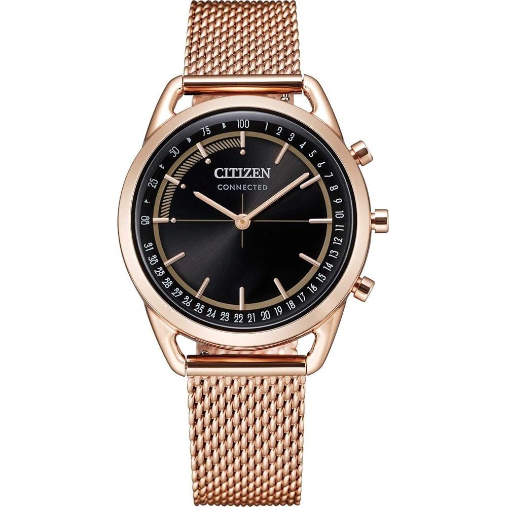 Citizen Two-Tone Pink and Gold Stainless-Steel Quartz Watch