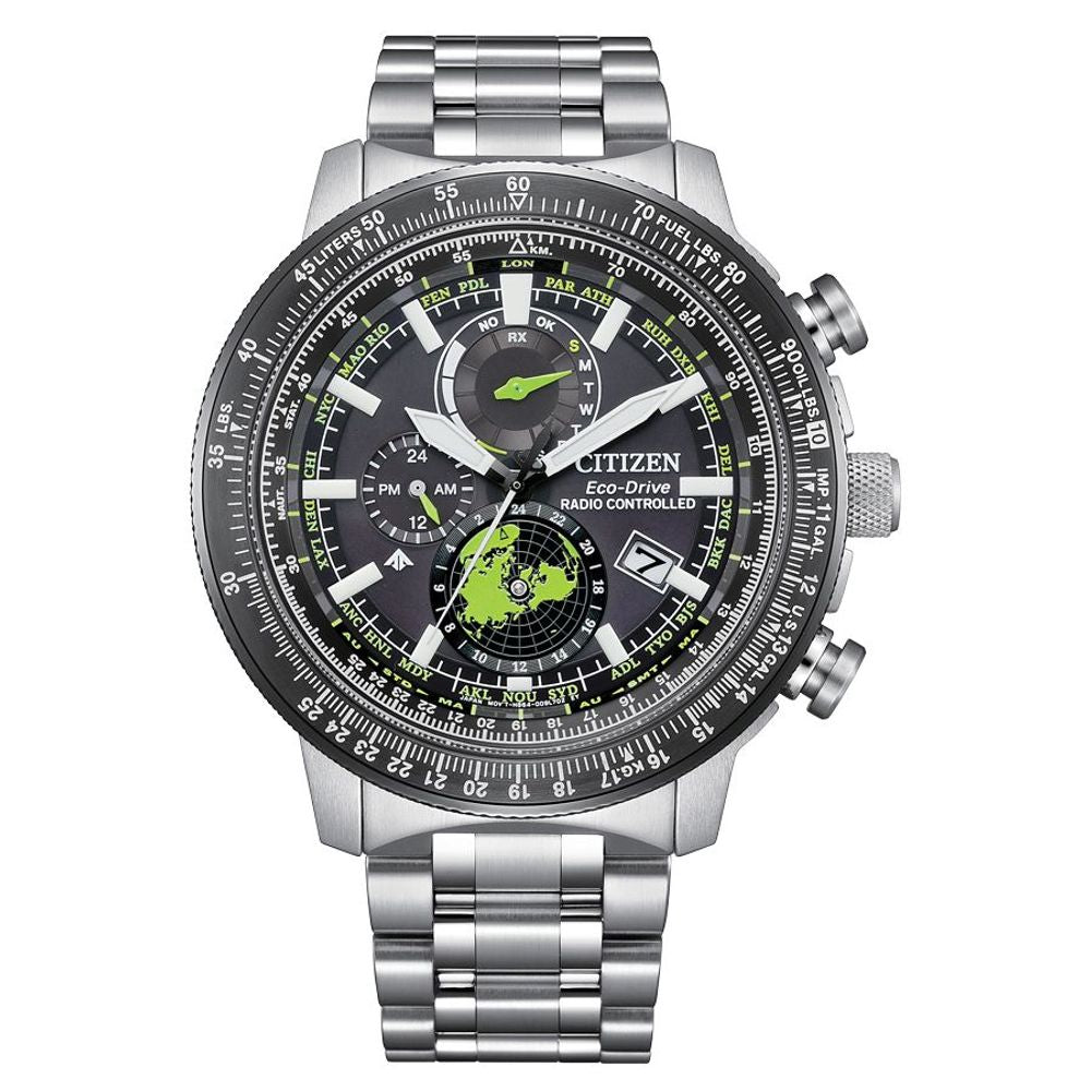 Citizen Geo Trekk Machinery Solar Radio-Controlled Watch