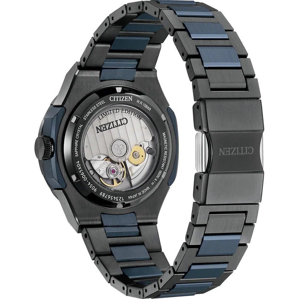 Citizen Series 8 GMT Automatic Watch - Blue Dial Stainless-Steel Edition