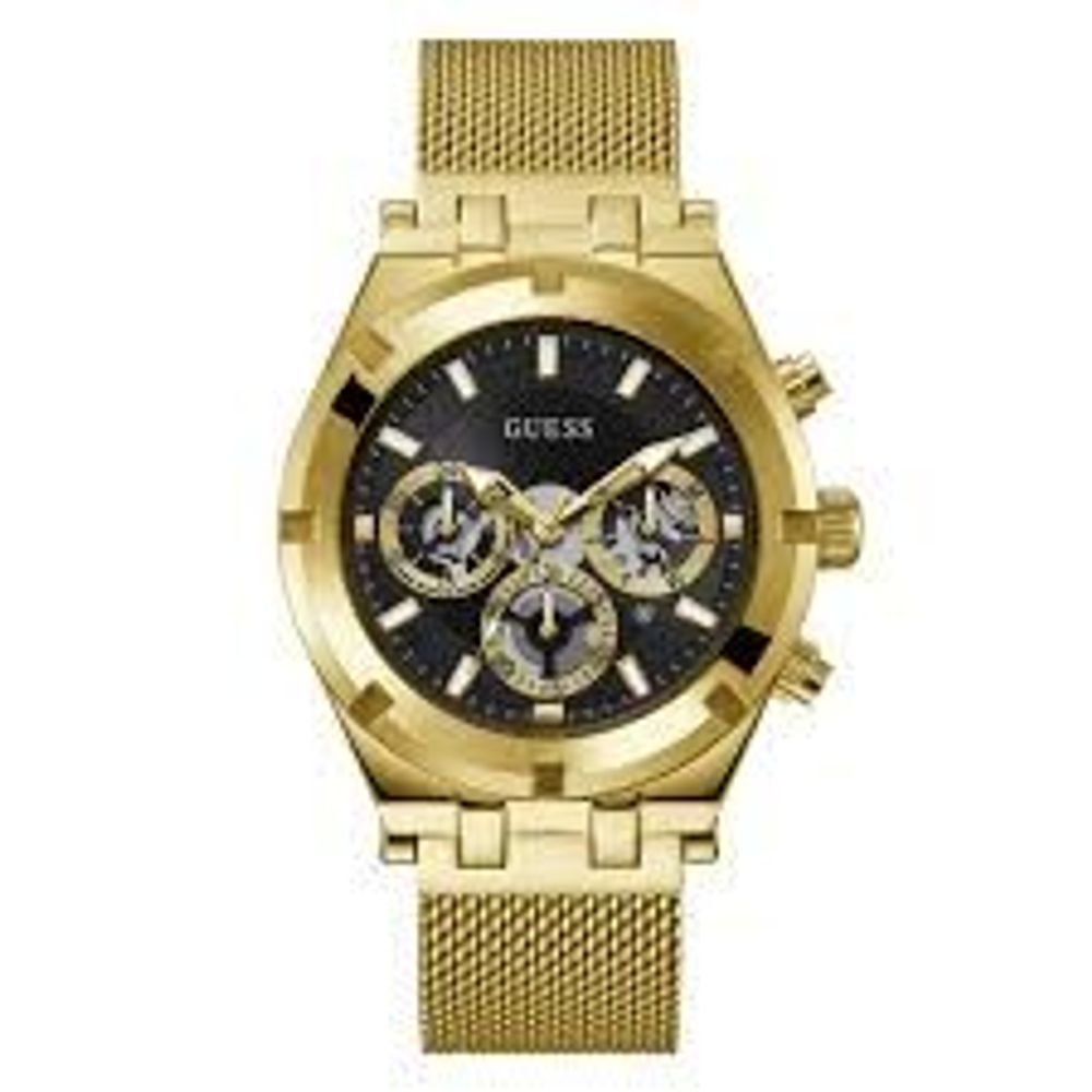 Guess Continental Multifunction Gold Stainless-Steel Quartz Watch
