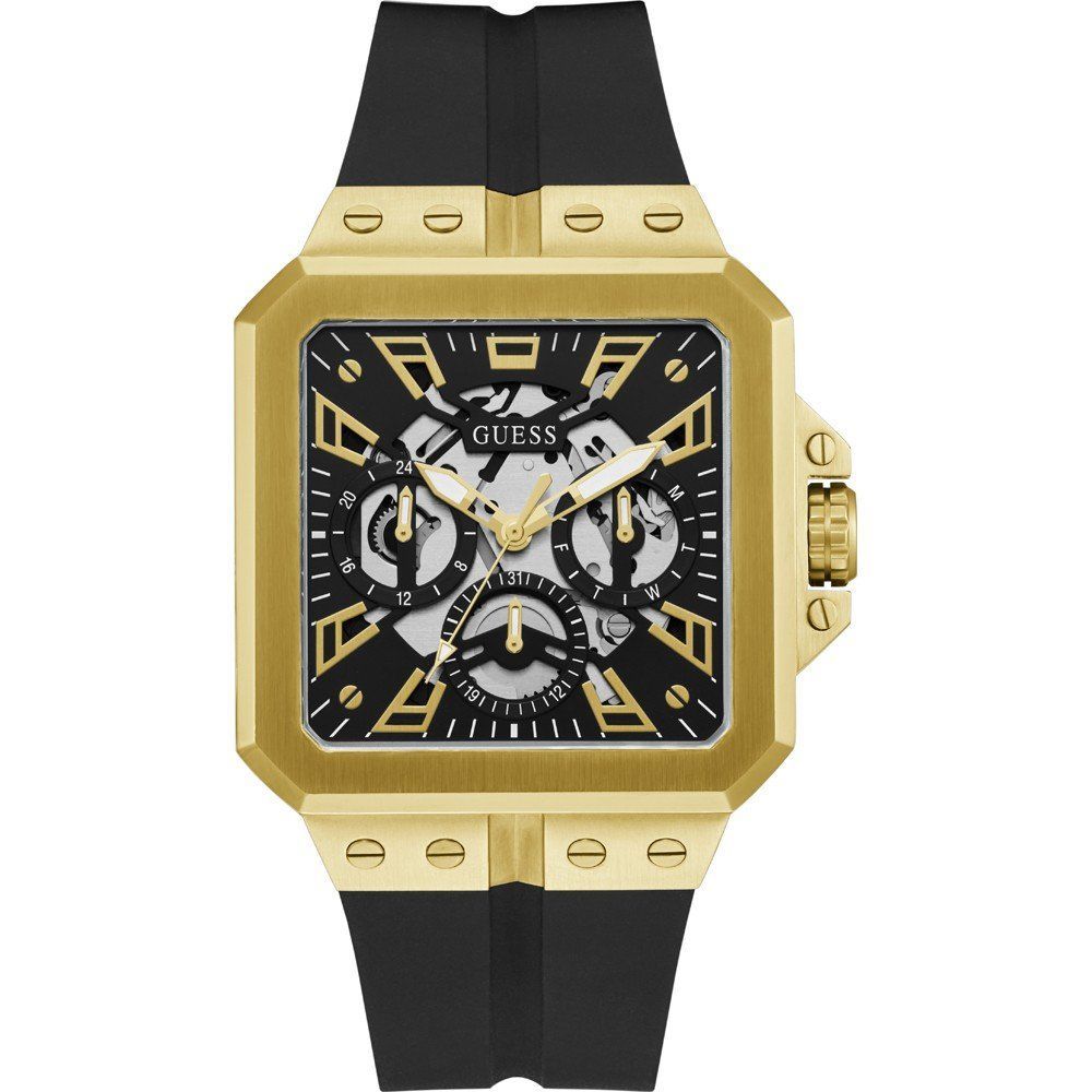 Guess LEO Multifunction Gold and Black Quartz Watch