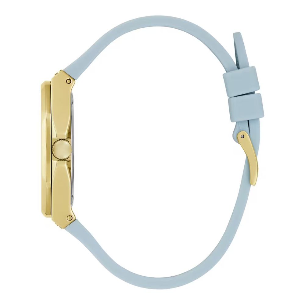 Guess Zest Multifunction Gold & Blue Quartz Watch