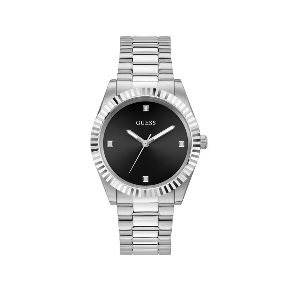 Guess Connoisseur Grey Stainless-Steel Quartz Watch