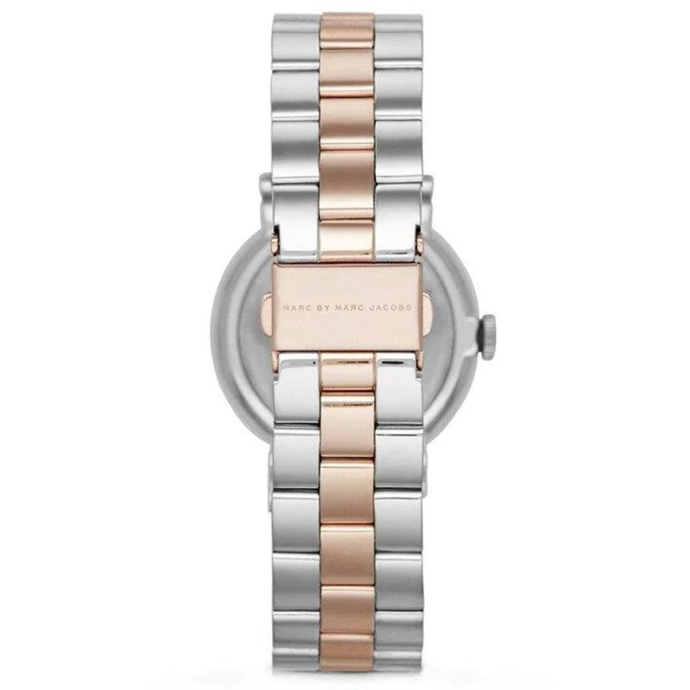 Marc Jacobs Grey Stainless-Steel Quartz Watch – White Dial Edition