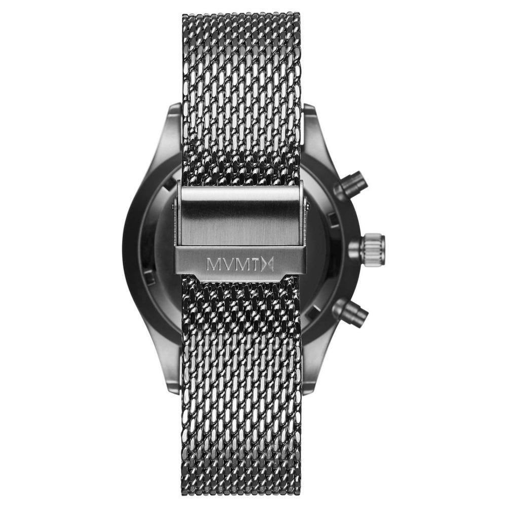 MVMT Voyager Quartz Stainless-Steel Watch – Grey Steel & Black Dial
